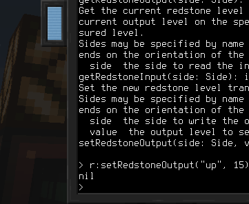Lit redstone lamp